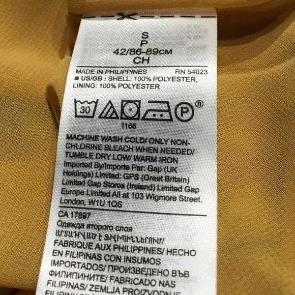 Banana Republic Mustard Cheetah Print Maxi Trumpet Skirt - Picture 4 of 4